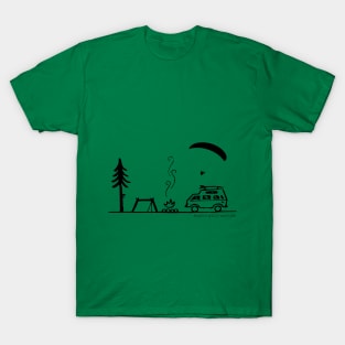 Paragliding Enjoy Wild Nature T-Shirt